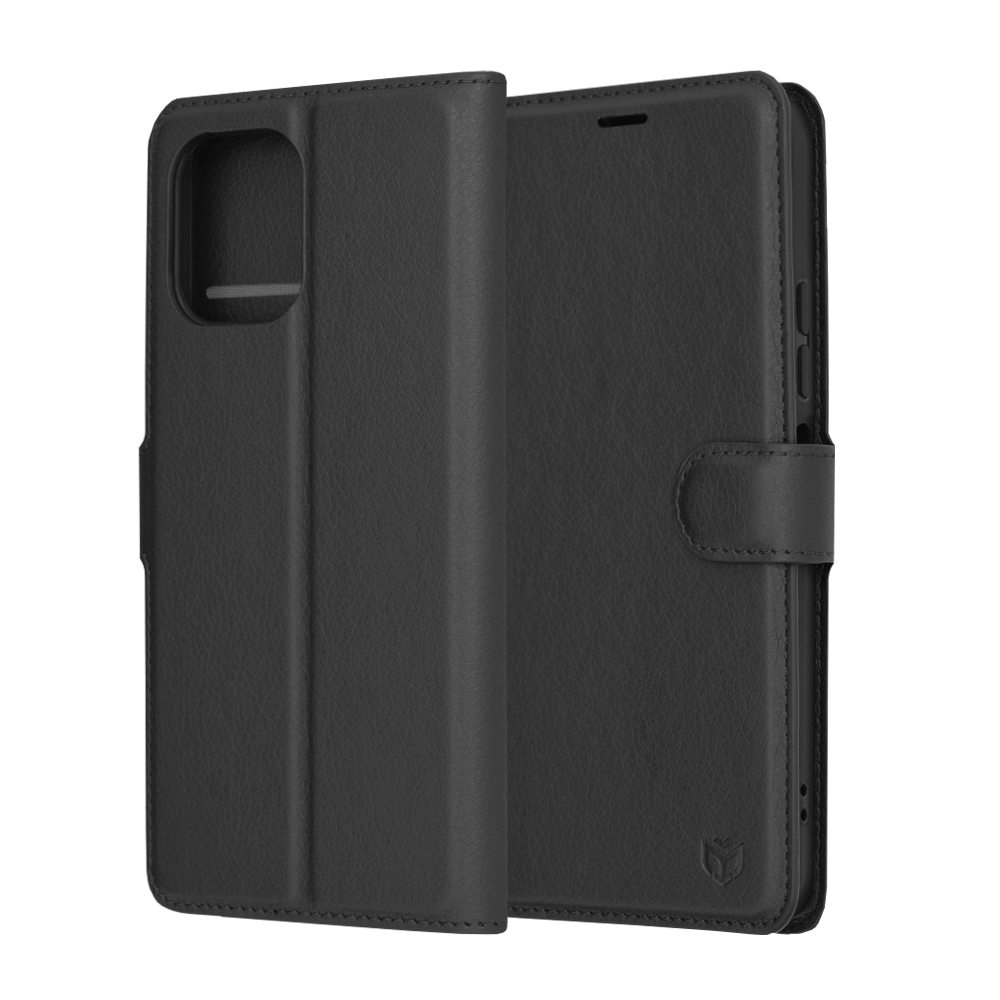 Techsuit - Leather Folio - Xiaomi Redmi 12 4G / 12 5G - Black