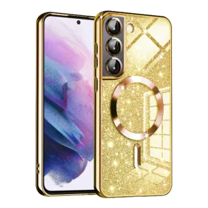 Techsuit - Luxury Glitter MagSafe - Samsung Galaxy S21 FE 5G - Gold