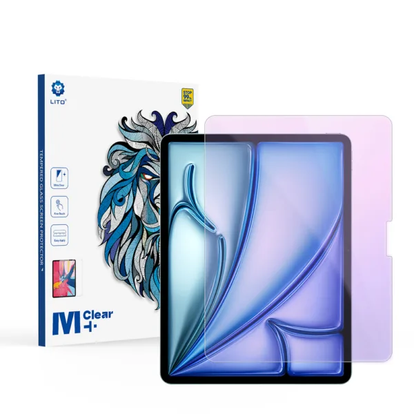 Lito - 2.5D Classic Glass Anti-Blue Light - iPad Air 13 (2024) - Clear