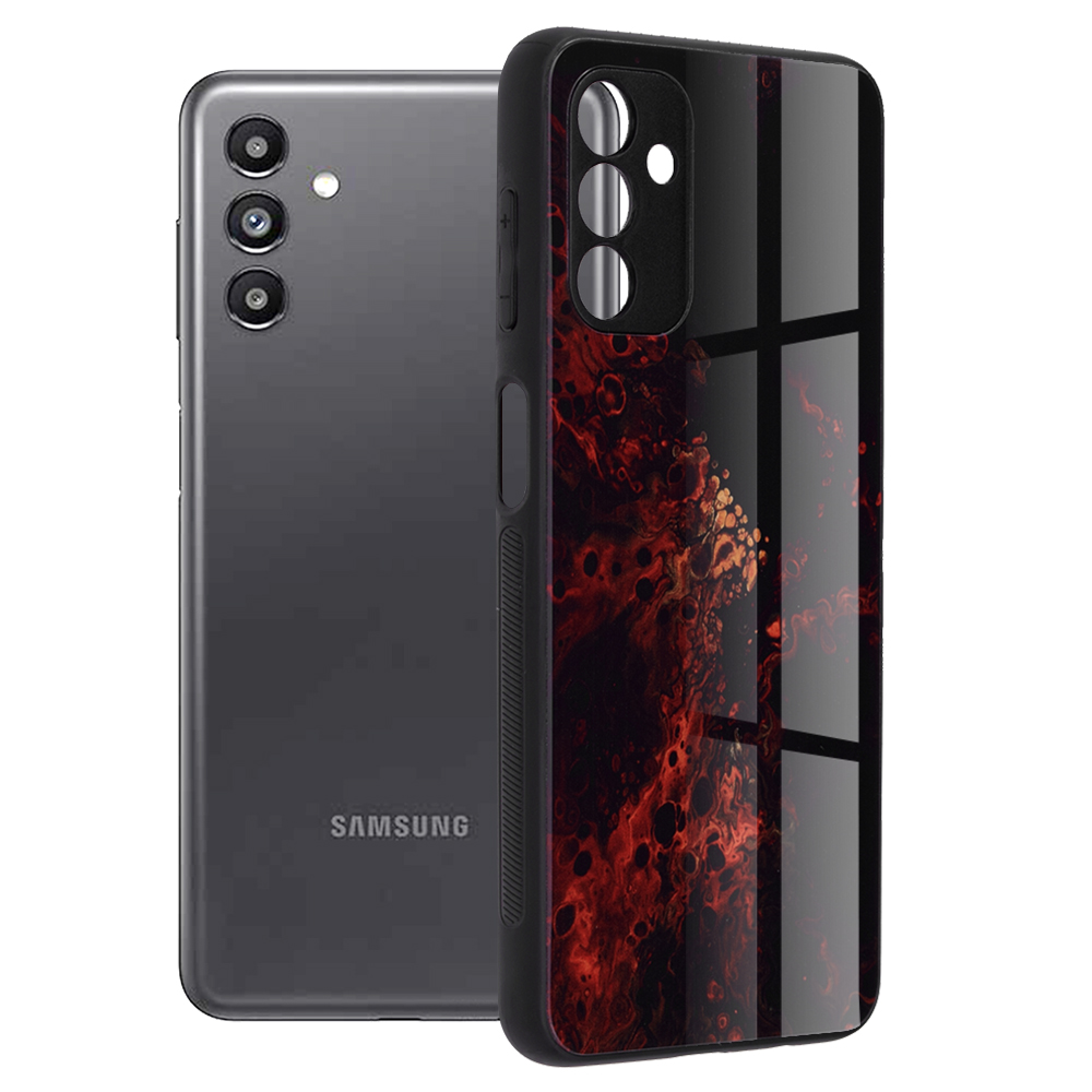 Techsuit - Glaze Series - Samsung Galaxy A13 5G / A04s - Red Nebula