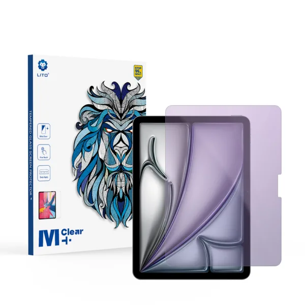 Lito - 2.5D Classic Glass Anti-Blue Light - iPad Air 11 (2024) - Clear