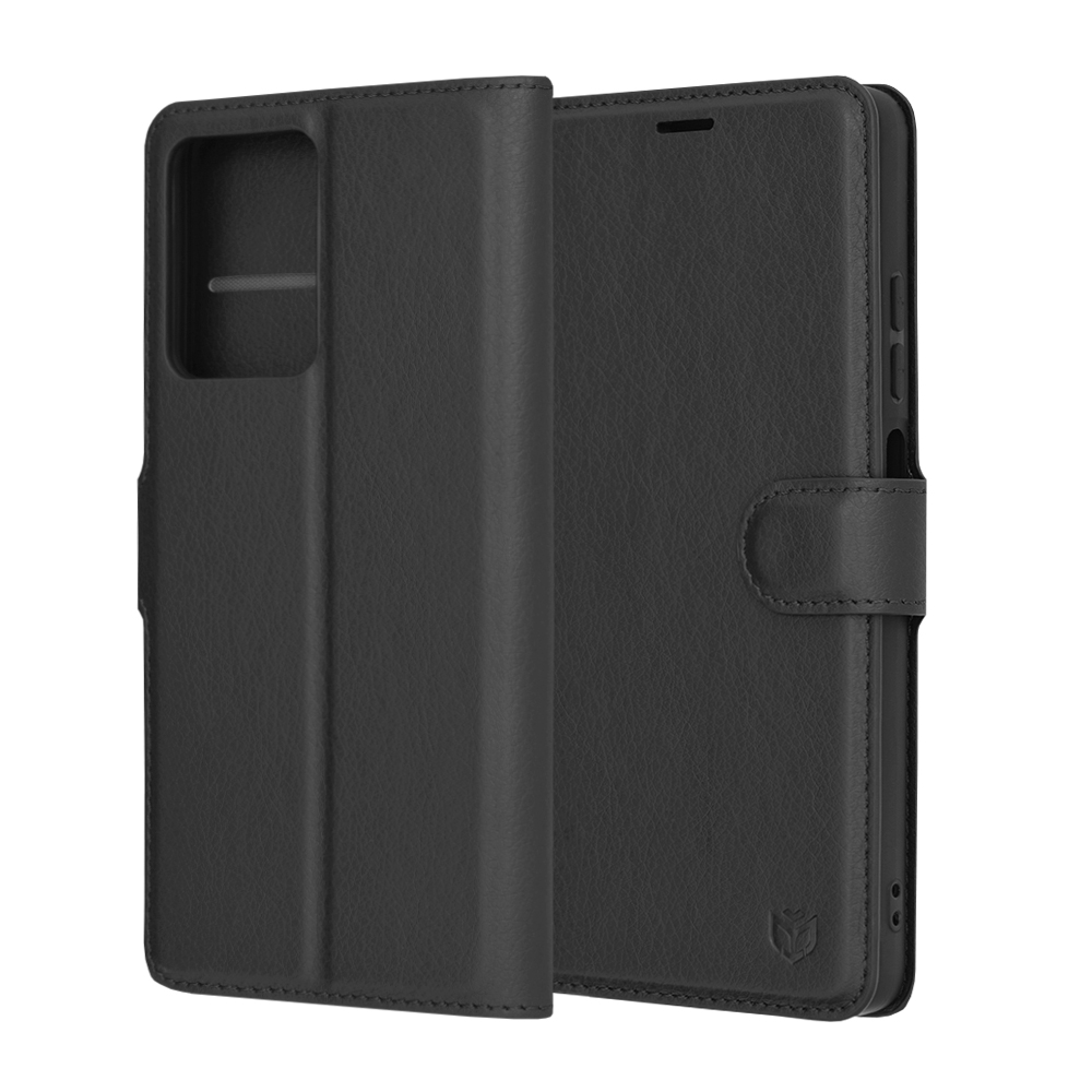 Techsuit - Leather Folio - Xiaomi Redmi Note 12 Pro 5G - Black