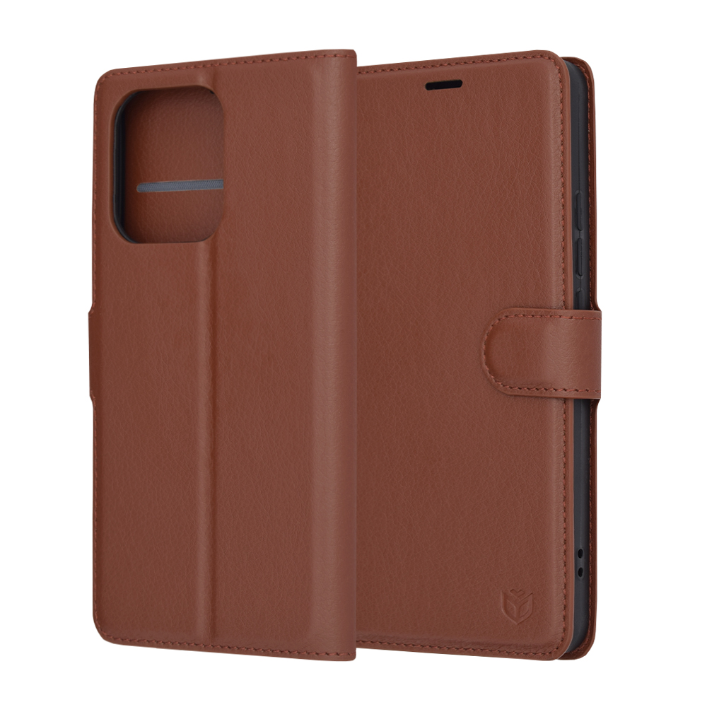 Techsuit - Leather Folio - Xiaomi Redmi Note 13 4G - Brown