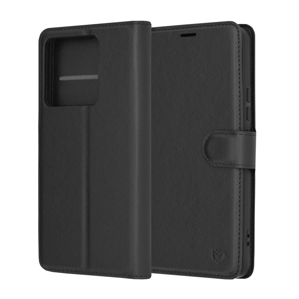 Techsuit - Leather Folio - Xiaomi Redmi Note 13 Pro 5G / Poco X6 - Black