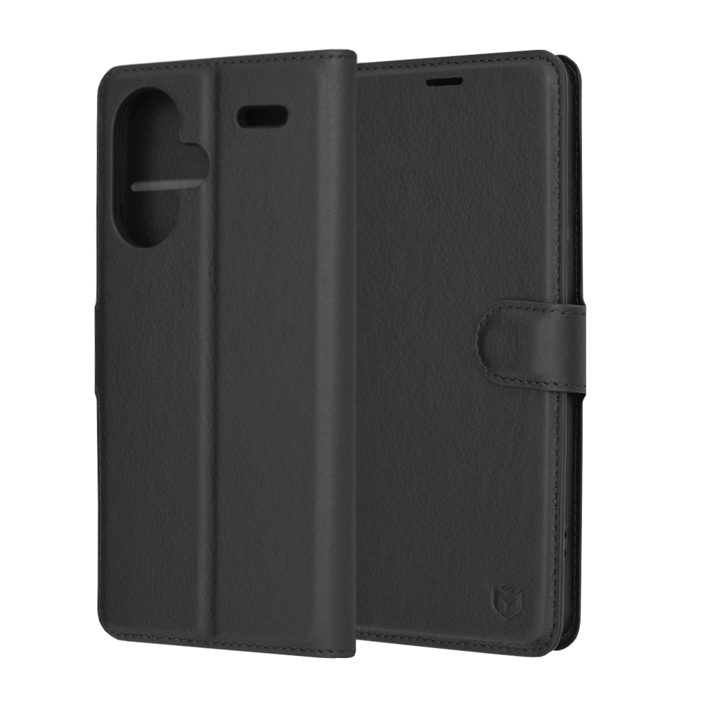 Techsuit - Leather Folio - Xiaomi Redmi Note 13 Pro+ 5G - Black