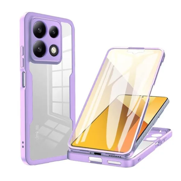 Techsuit - ColorVerse 360 Series + Screen Protector - Xiaomi Poco X6 Pro - Purple