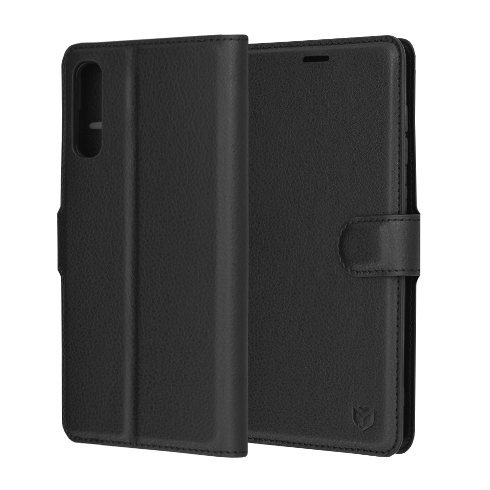 Techsuit - Leather Folio - Samsung Galaxy A30s / A50 / A50s - Black