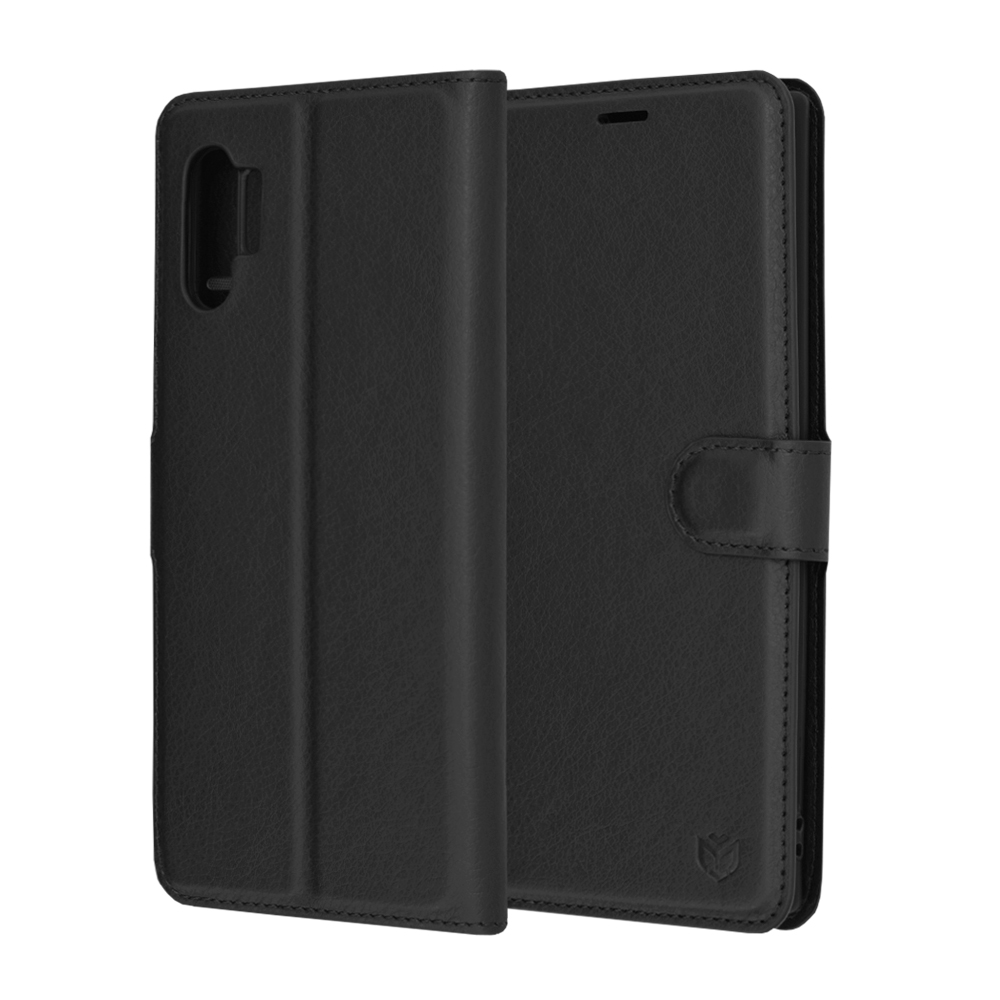 Techsuit - Leather Folio - Samsung Galaxy Note 10 Plus / Note 10 Plus 5G - Black