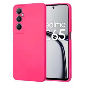 Techsuit - SoftFlex - Realme C65 - Hot Pink