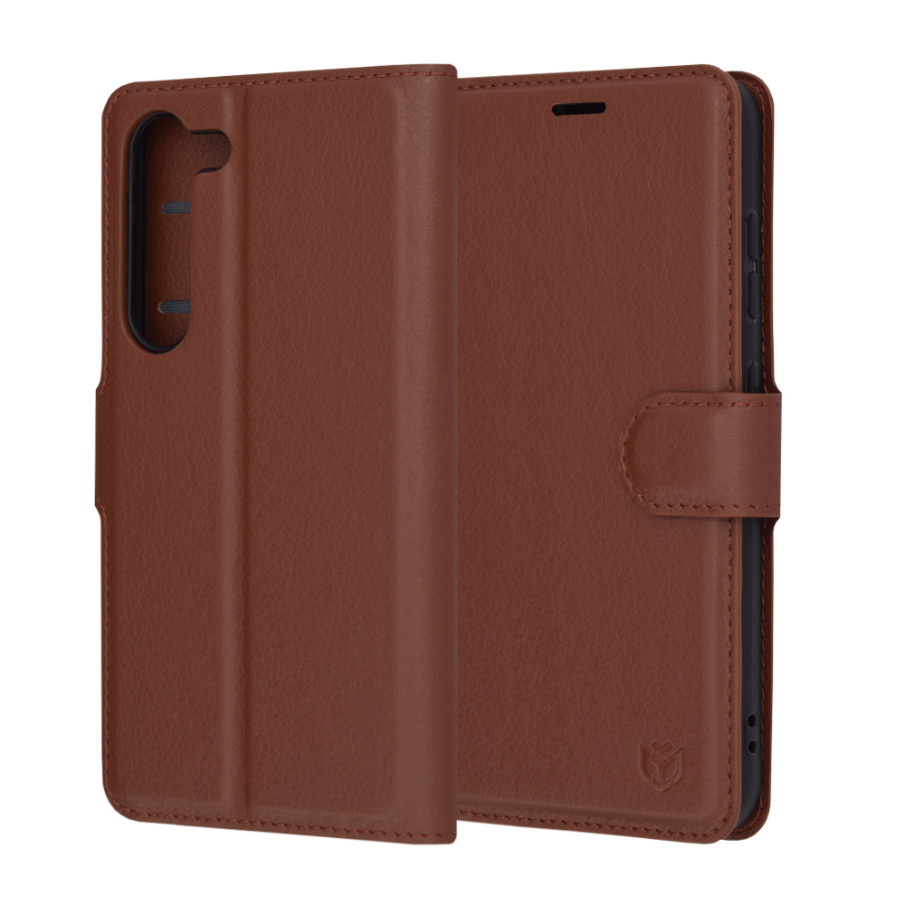 Techsuit - Leather Folio - Samsung Galaxy S23 - Brown