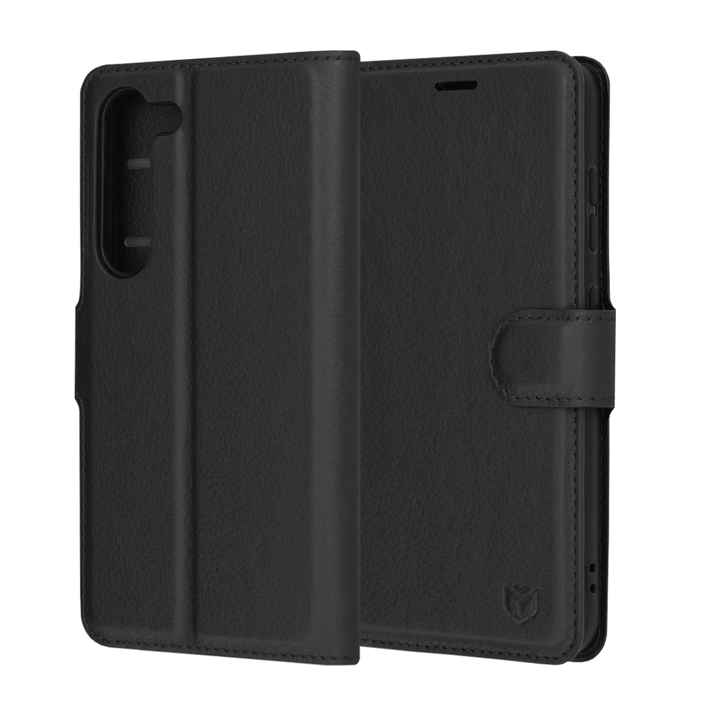 Techsuit - Leather Folio - Samsung Galaxy S23 - Black