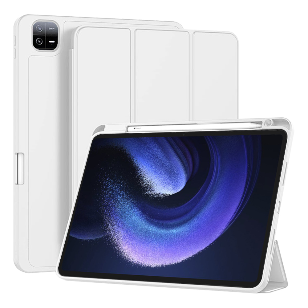 Techsuit - Flex Trifold (with Pencil Holder) - Xiaomi Pad 6 / Pad 6 Pro - Gray