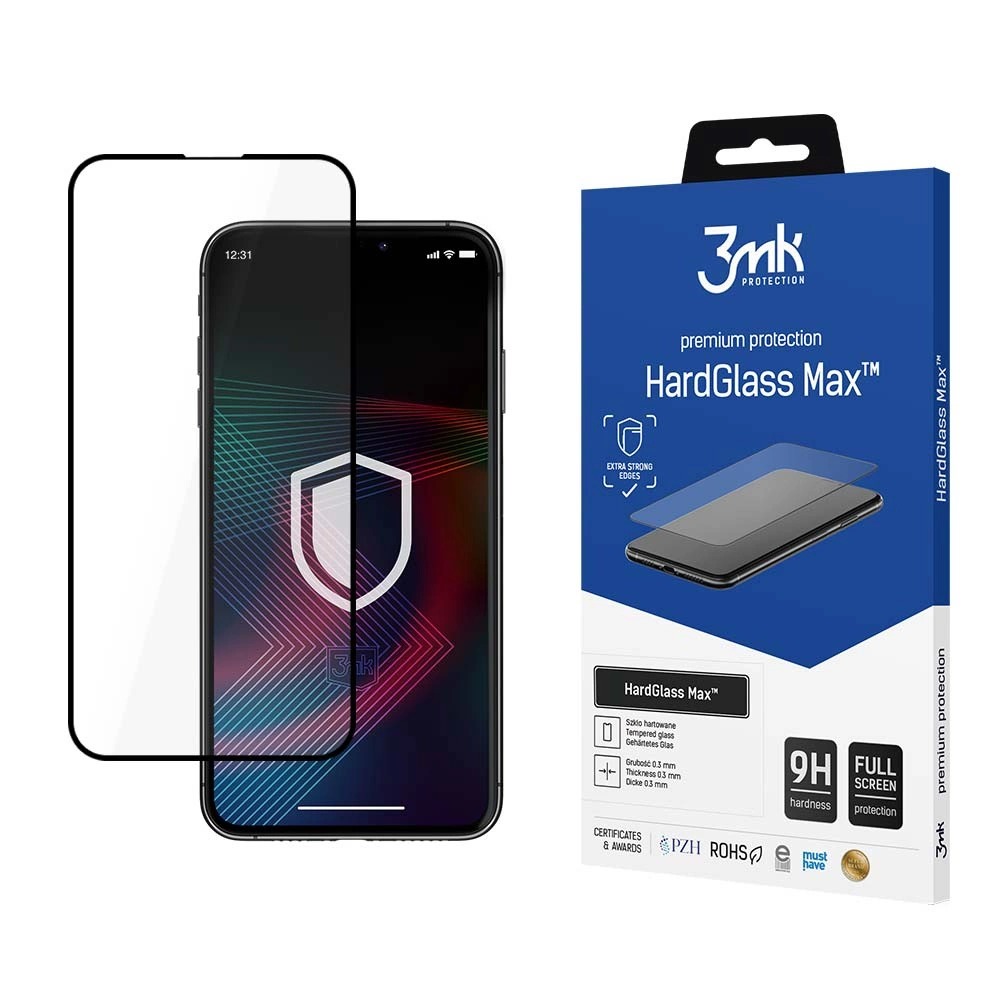 Tempered glass for iPhone 14 9H from the 3mk HardGlass Max series