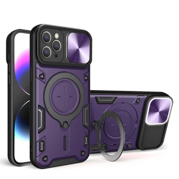 Techsuit - CamGuard Pro - iPhone 12 Pro Max - Purple