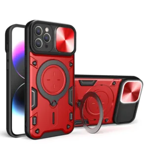 Techsuit - CamGuard Pro - iPhone 12 Pro Max - Red