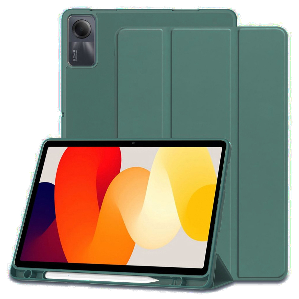 Techsuit - Flex Trifold (with Pencil Holder) - Xiaomi Redmi Pad SE 11 - Green