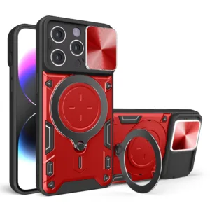 Techsuit - CamGuard Pro - iPhone 14 Pro - Red