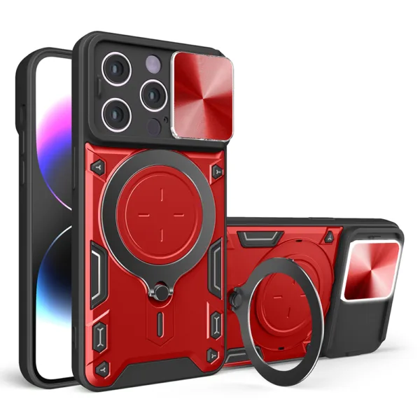 Techsuit - CamGuard Pro - iPhone 13 Pro - Red