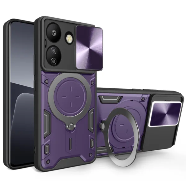 Techsuit - CamGuard Pro - Xiaomi Redmi 13C 4G / Poco C65 - Purple