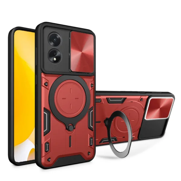 Techsuit - CamGuard Pro - Oppo A18 / A38 - Red