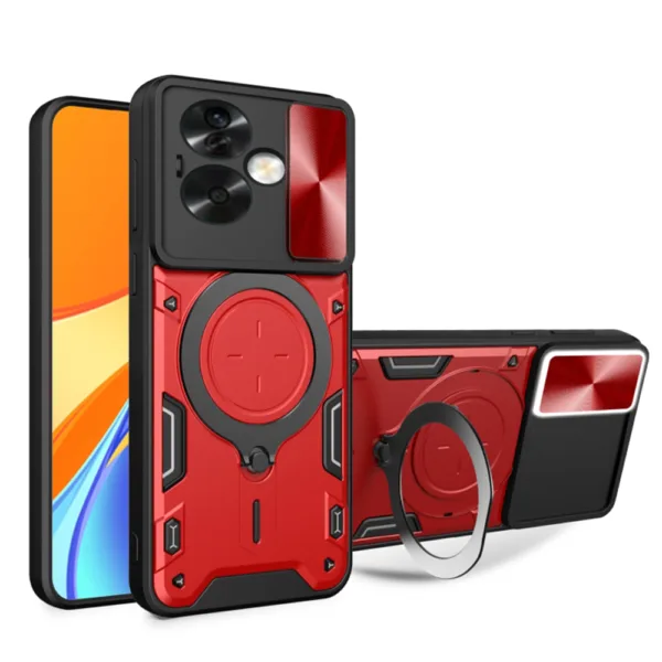 Techsuit - CamGuard Pro - Oppo A79 5G / OnePlus Nord N30 SE - Red