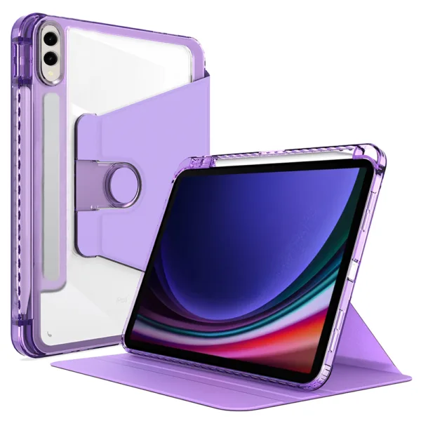 Techsuit - Crystal Vision - Samsung Galaxy Tab S9 Plus / S9 FE Plus / S10 Plus - Purple