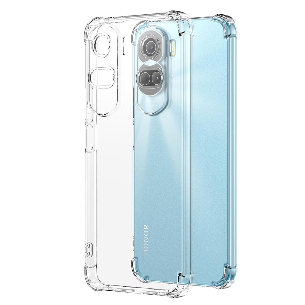 Techsuit - Shockproof Clear Silicone - Honor 90 Lite - Clear