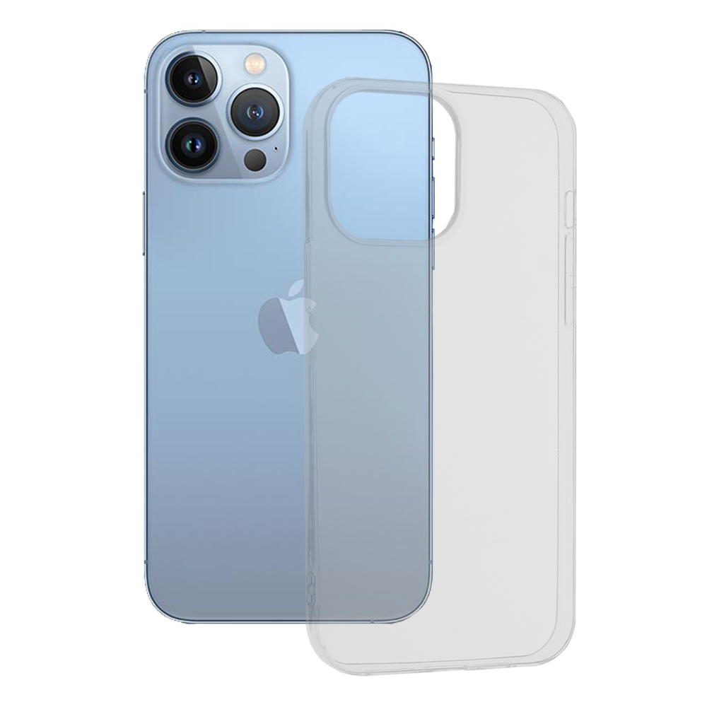 Techsuit - Clear Silicone - iPhone 13 Pro Max - Transparent