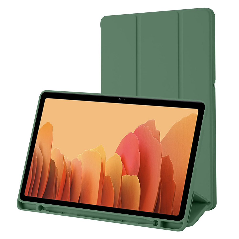 Techsuit - Flex Trifold (with Pencil Holder) - Samsung Galaxy Tab A7 10.4 2020 T500/T505 - Green