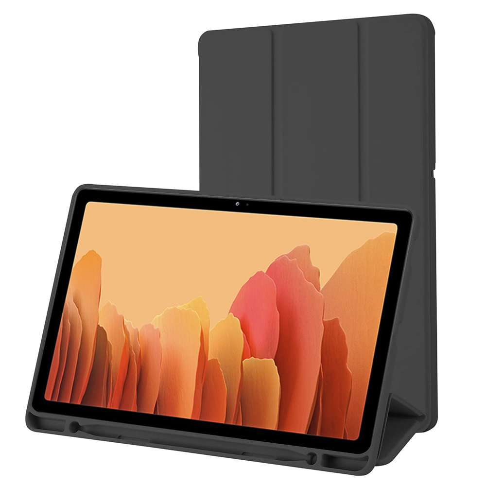 Techsuit - Flex Trifold (with Pencil Holder) - Samsung Galaxy Tab A7 10.4 2020 T500/T505 - Black