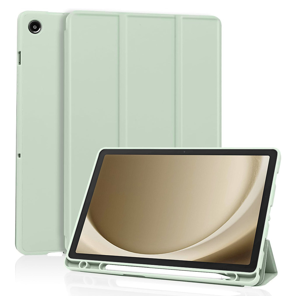 Techsuit - Flex Trifold (with Pencil Holder) - Samsung Galaxy Tab A9 Plus - Matcha Green