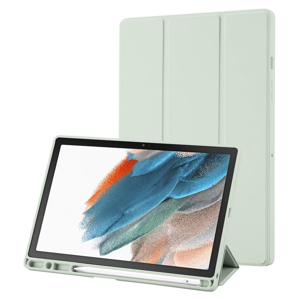 Techsuit - Flex Trifold (with Pencil Holder) - Samsung Galaxy Tab A8 10.5 (2021) - Matcha Green