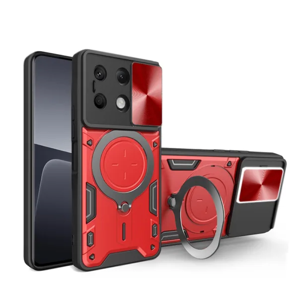 Techsuit - CamGuard Pro - Xiaomi Redmi Note 13 4G - Red