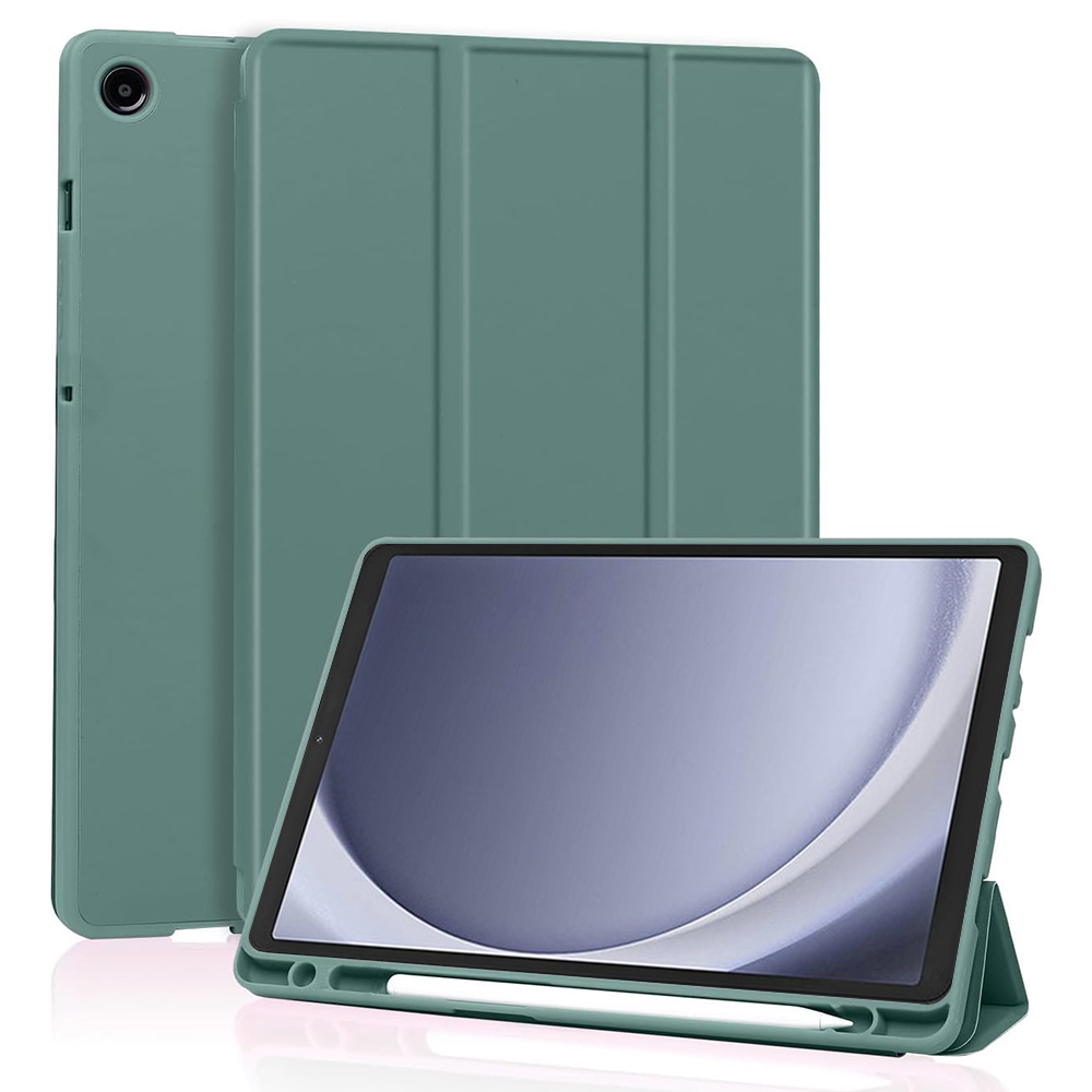 Techsuit - Flex Trifold (with Pencil Holder) - Samsung Galaxy Tab A9 - Green