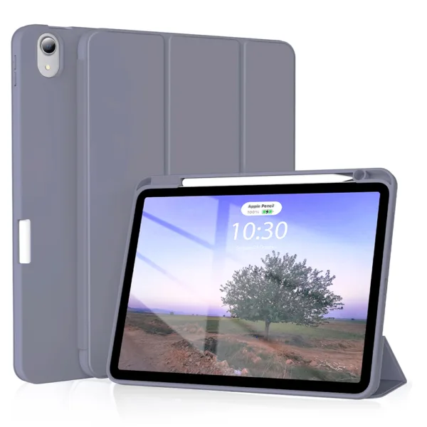 Techsuit - Flex Trifold (with Pencil Holder) - iPad Air 4 (2020) / Air 5 (2022) - Purple