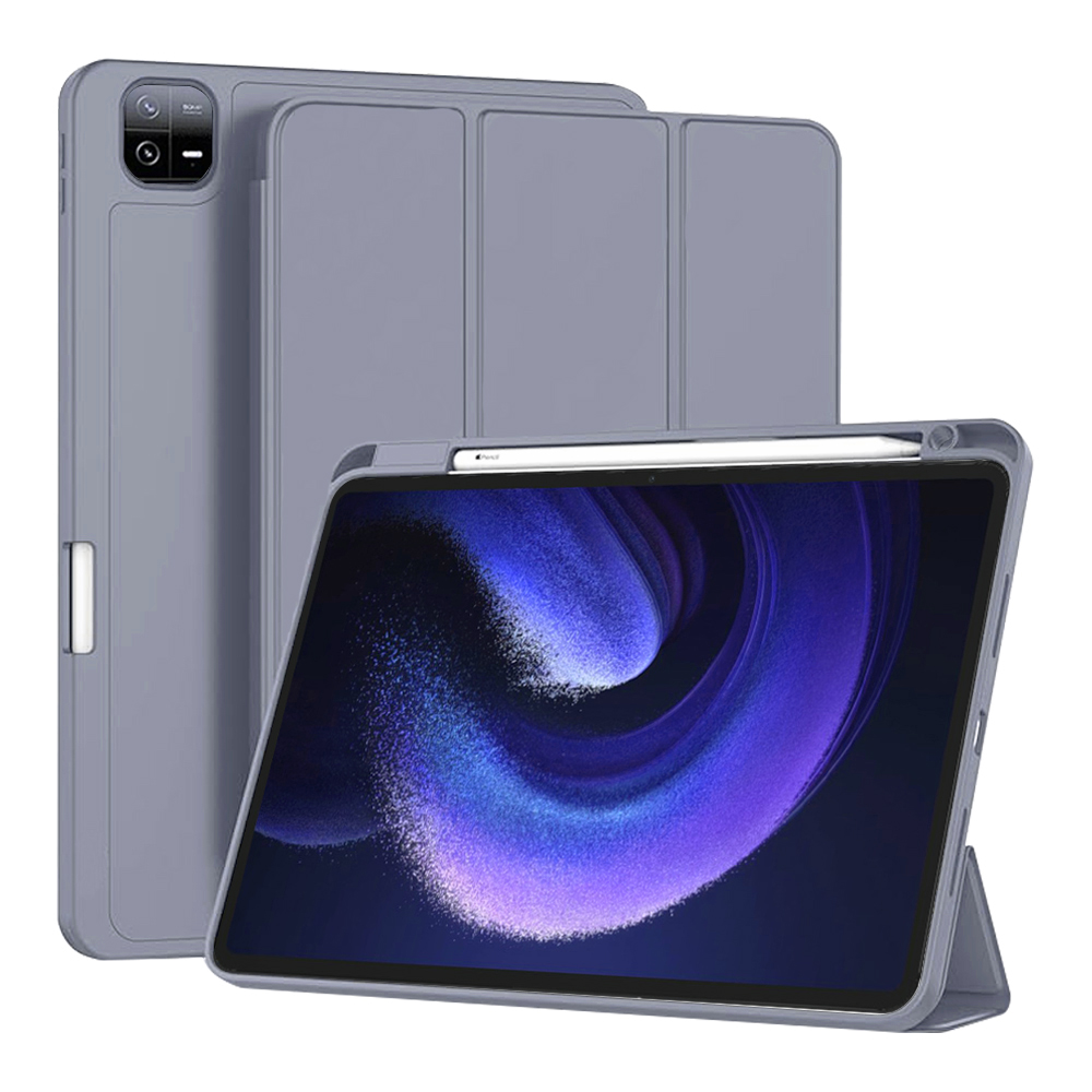 Techsuit - Flex Trifold (with Pencil Holder) - Xiaomi Pad 6 / Pad 6 Pro - Purple