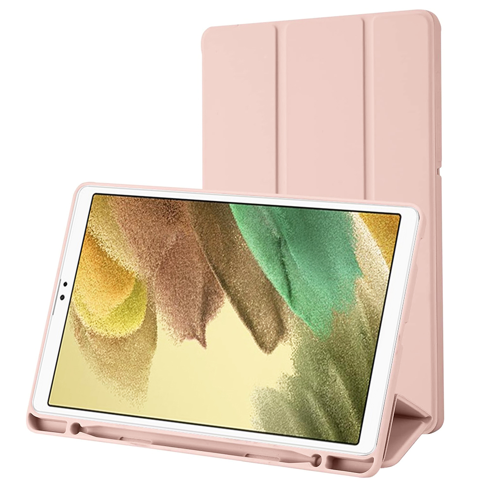 Techsuit - Flex Trifold (with Pencil Holder) - Samsung Galaxy Tab A7 Lite - Pink