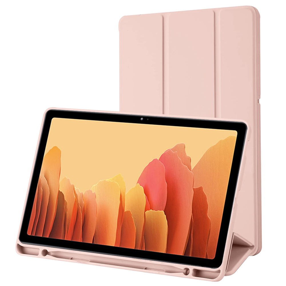 Techsuit - Flex Trifold (with Pencil Holder) - Samsung Galaxy Tab A7 10.4 2020 T500/T505 - Pink