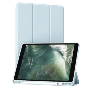 Techsuit - Flex Trifold (with Pencil Holder) - iPad Air 10.5 2019 / iPad Pro 10.5 2017 - Sky Blue