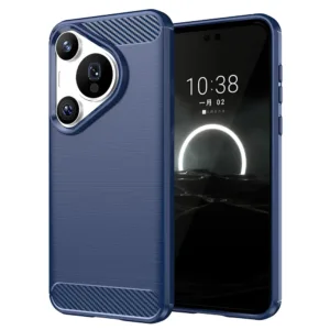 Techsuit - Carbon Silicone - Huawei Pura 70 Pro - Blue