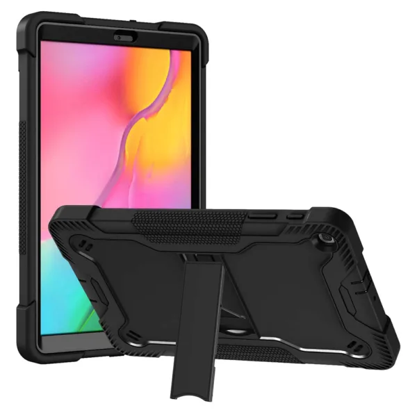 Techsuit - Rugged TabShell + Screen Protector - Samsung Galaxy Tab A 10.1 2019 T510/T515 - Black