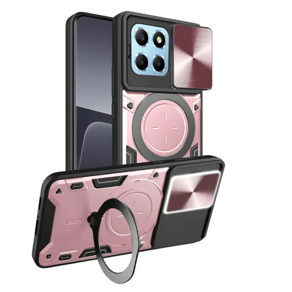 Techsuit - CamGuard Pro - Honor X6 / X8 5G / 70 Lite - Rose Gold