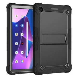 Techsuit - Rugged TabShell + Screen Protector - Lenovo Tab M10 Plus 3rd Gen (TB-125F/TB-128F) - Black