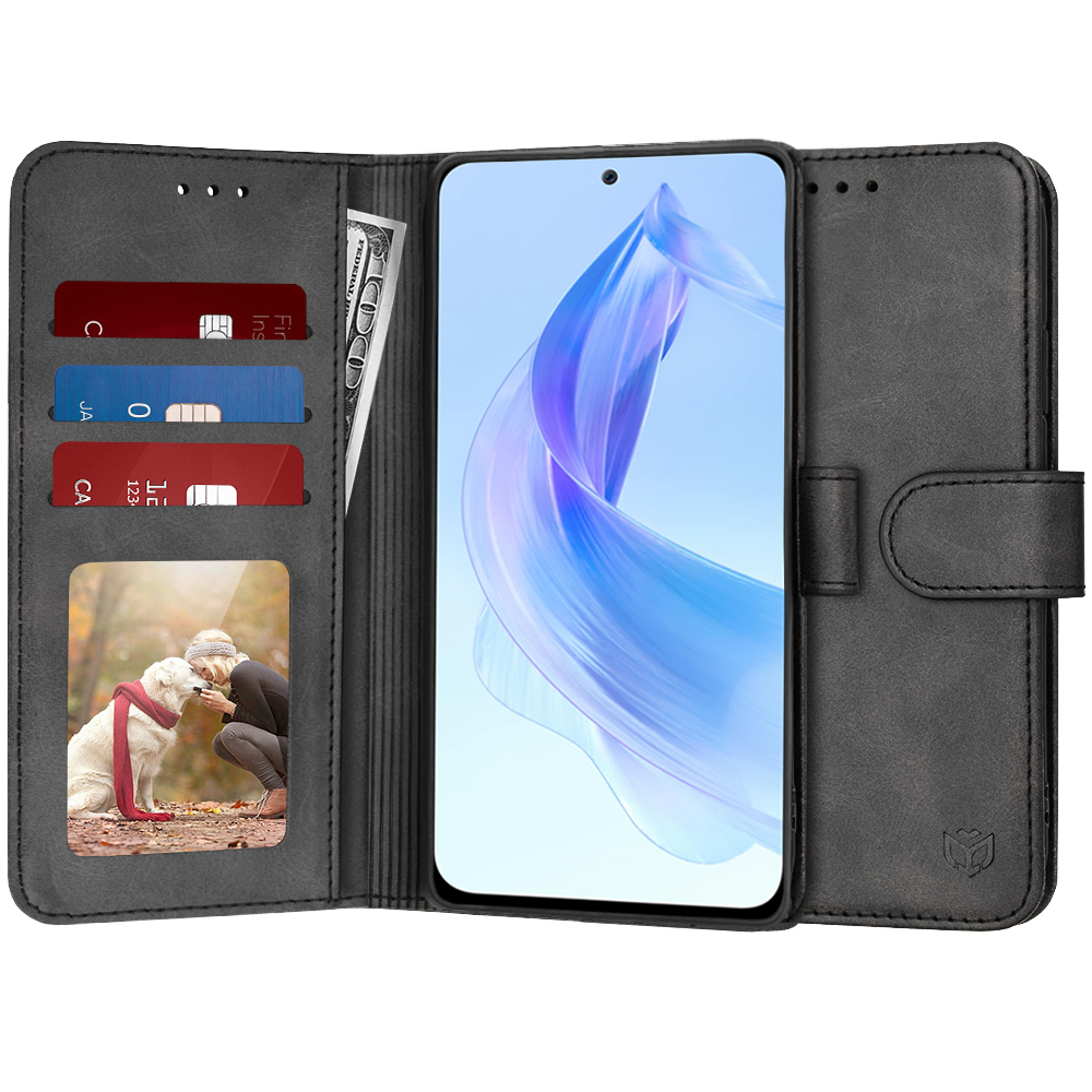 Techsuit - Diary Book - Honor 90 Lite - Black