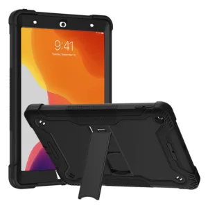 Techsuit - Rugged TabShell + Screen Protector - iPad 10.2 (2019/2020/2021) - Black