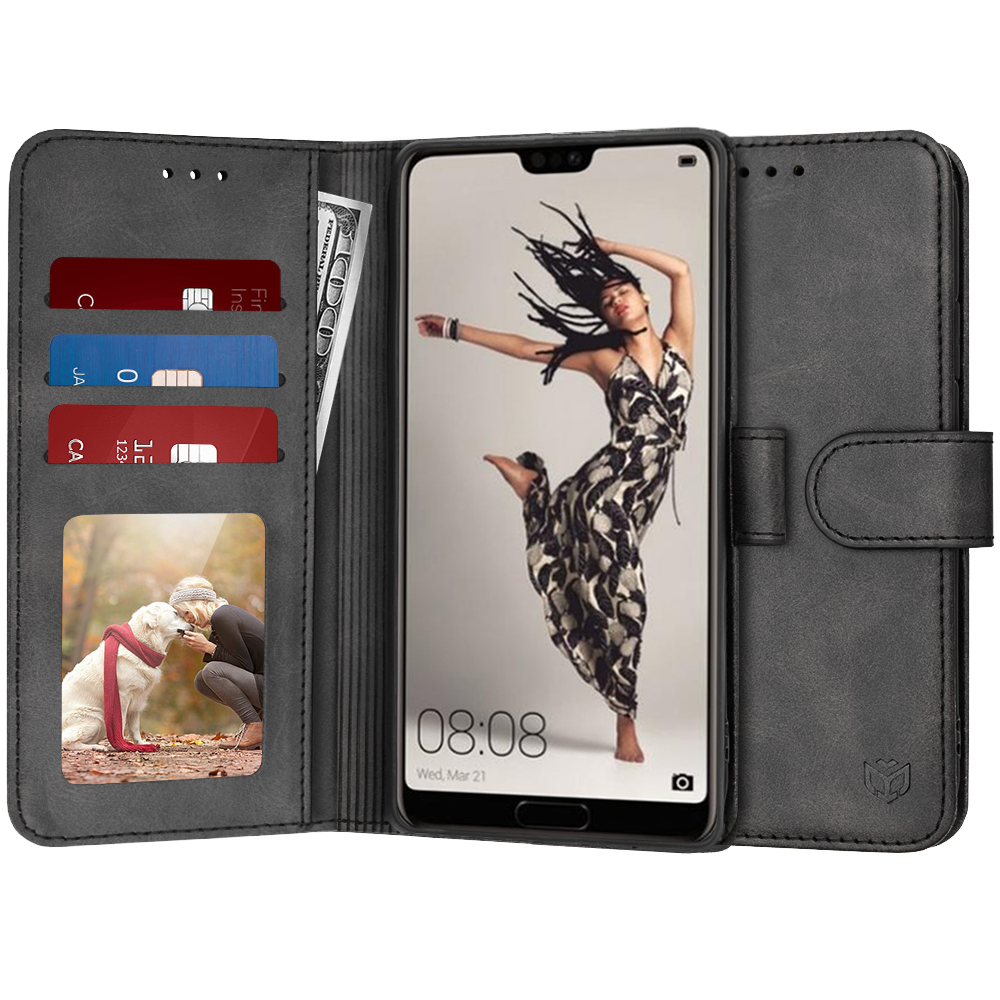 Techsuit - Diary Book - Huawei P20 Pro - Black