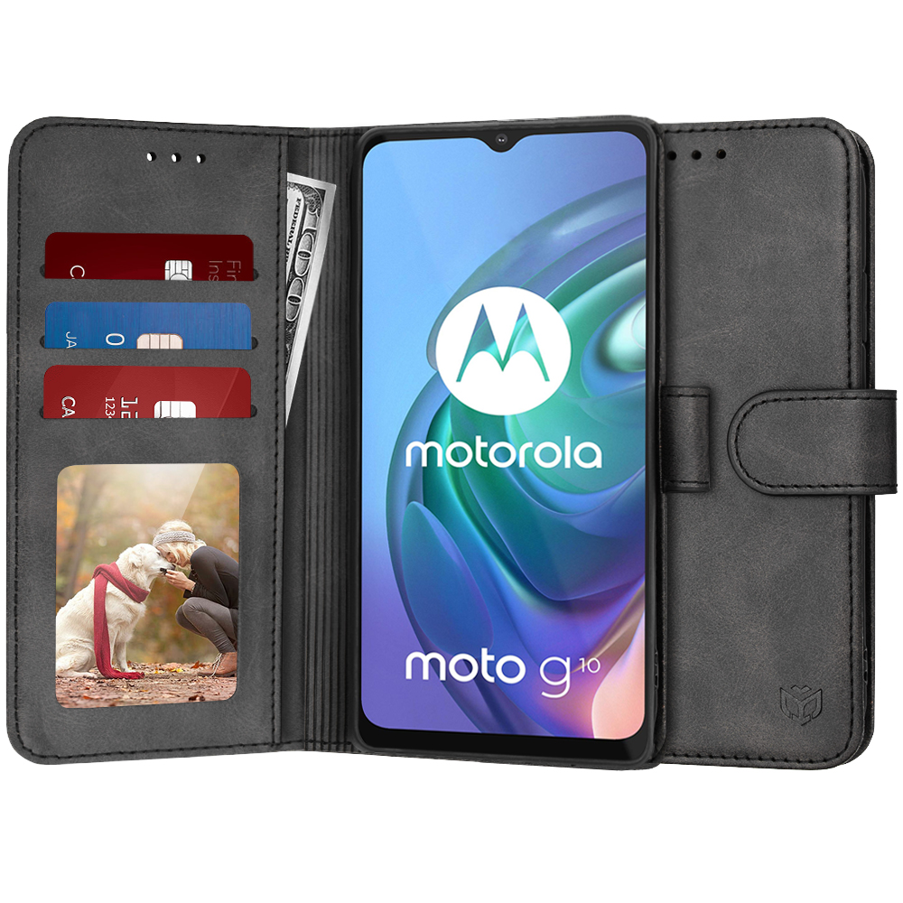 Techsuit - Diary Book - Motorola Moto G10 / Moto G20 / Moto G30 - Black