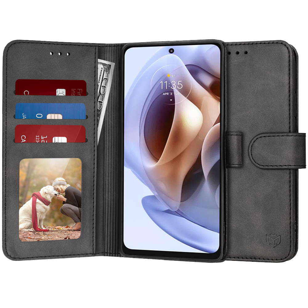 Techsuit - Diary Book - Motorola Moto G31 / Moto G41 - Black