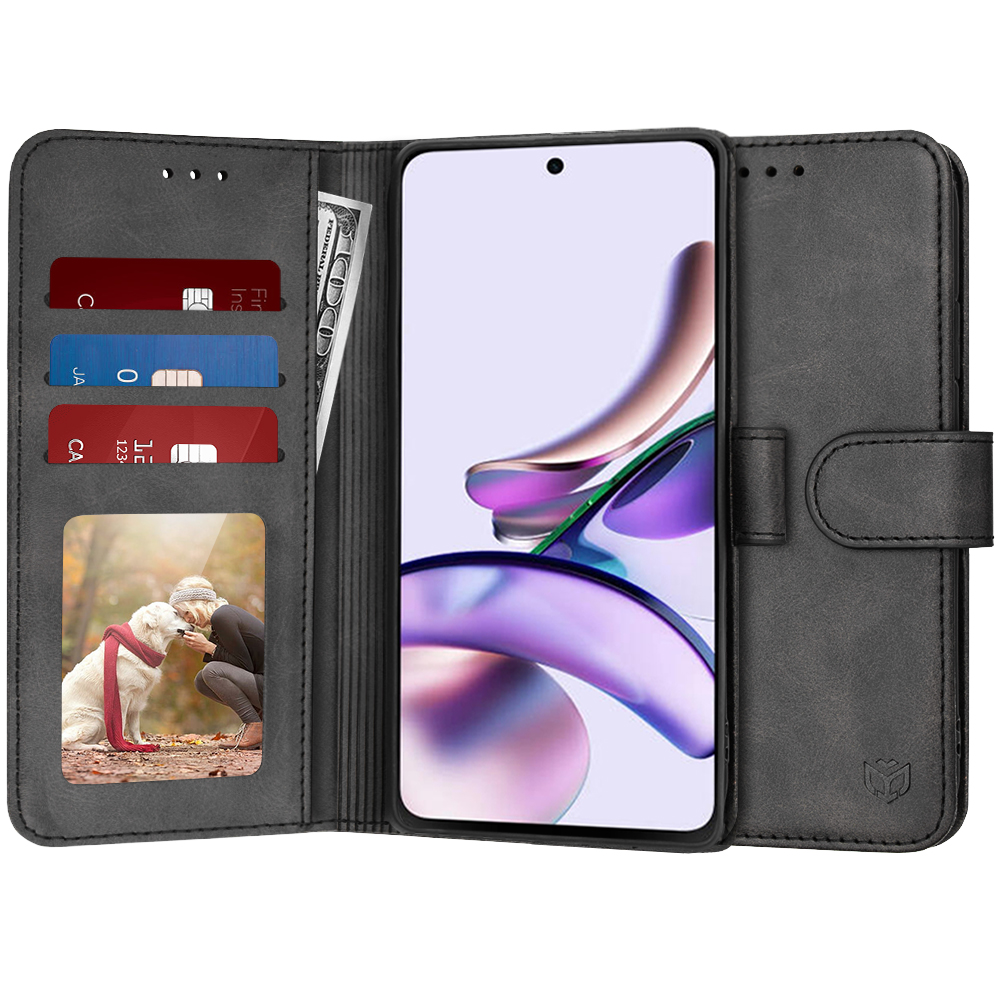 Techsuit - Diary Book - Motorola Moto G13 / G23 - Black