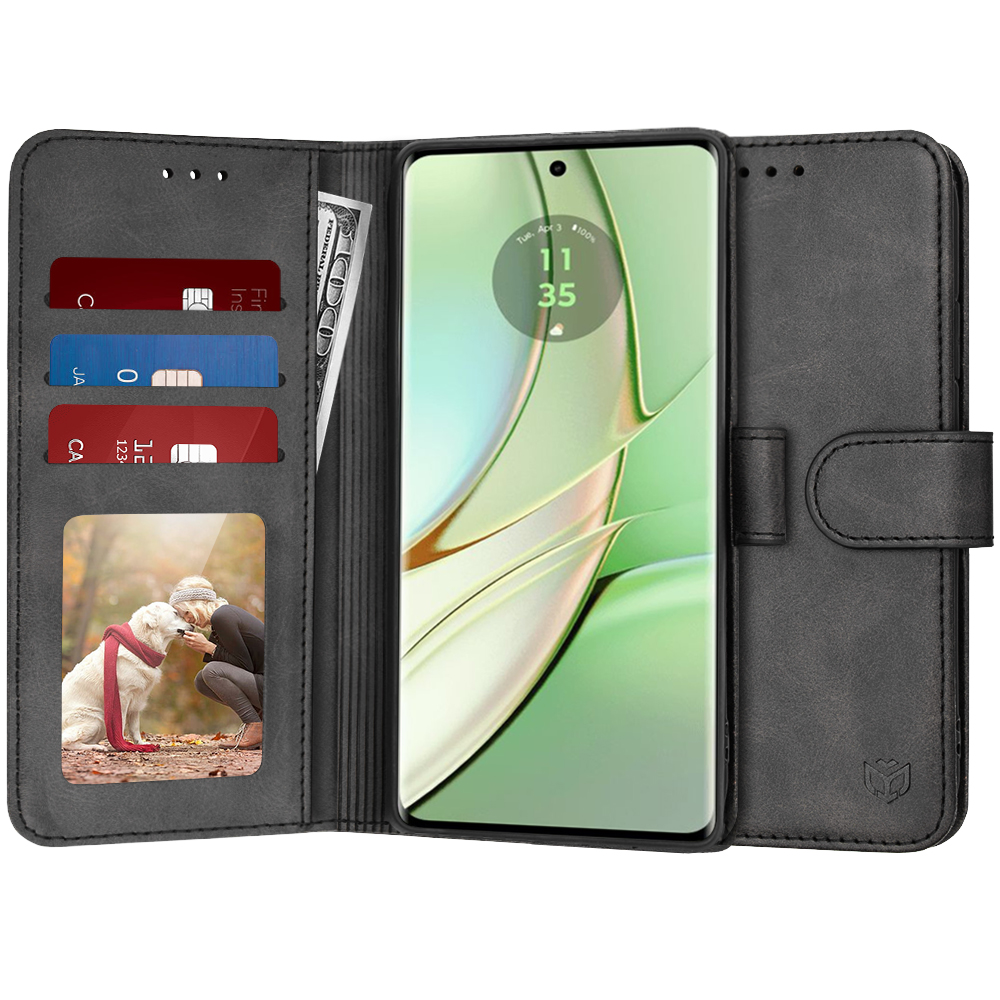 Techsuit - Diary Book - Motorola Edge 40 / Edge (2023) - Black